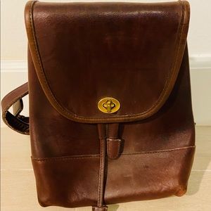 Coach Vintage Small Backpack Chocolate Brown